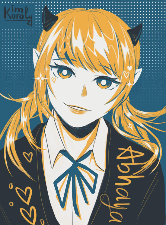 Chân dung màu đơn giản 180k